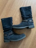 Lurchi Winterstiefel, Leder blau, gefüttert Größe 40, schmal Schleswig-Holstein - Ammersbek Vorschau