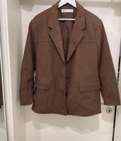 Bershka Wildleder Imitat Kunstleder Blazer Jacke dunkelbraun Hessen - Griesheim Vorschau