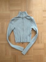 Hellblau Longsleeve Strickjacke dünne Jacke Croped Dresden - Neustadt Vorschau