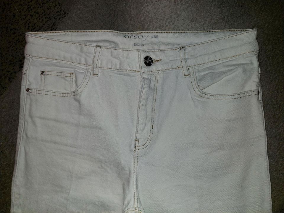 Schicke 3/4 Capri jeans gr.42 neuwertig in Leverkusen