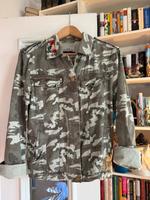 Jacke von Bershka Jeansjacke Army Style Militär Gr M/L Wandsbek - Hamburg Eilbek Vorschau