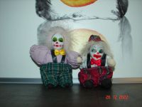 Clown Figuren mit Porzellankopf 2Stück Größe ca 9cm Rheinland-Pfalz - Mendig Vorschau