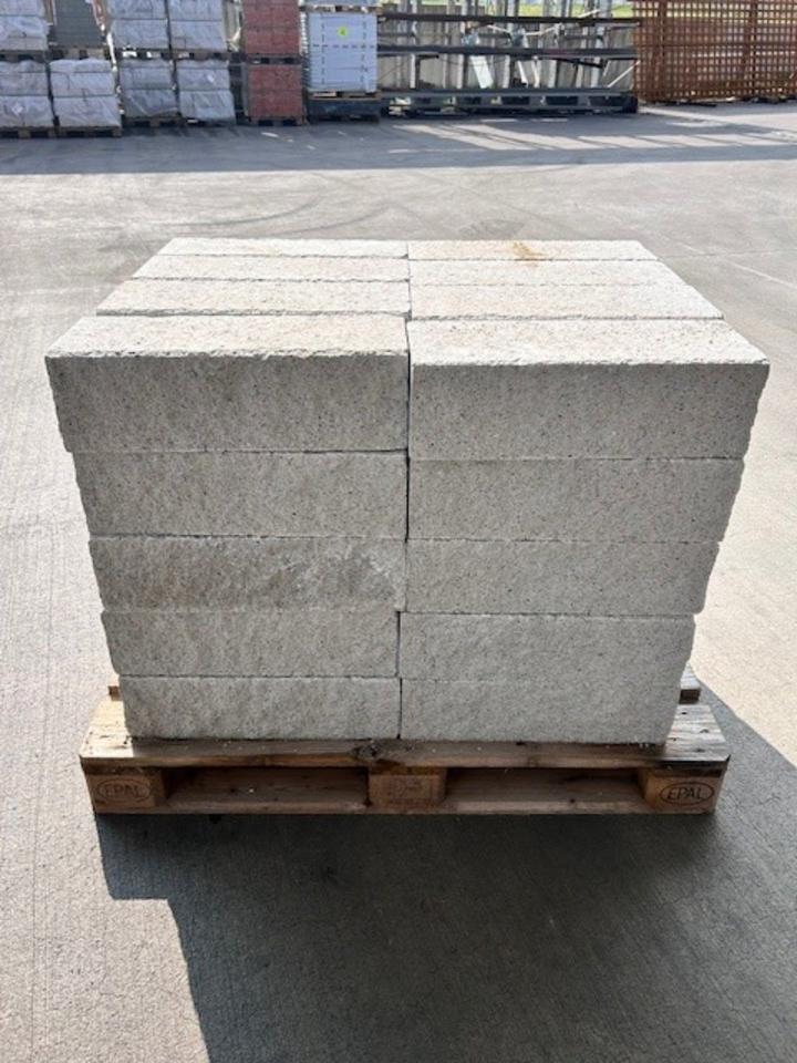 1B Trockenmauerstein Piccolo Maxi granit-weiss 50x18x15 cm (L/B/ in Wörth a. Main