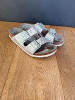 Birkenstock Weiß Silber 40 Arizona Bayern - Haßfurt Vorschau