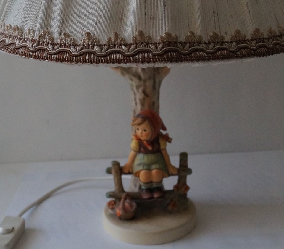 Tischlampe Goebel, Nachttischlampe Kind Hummel in Dresden