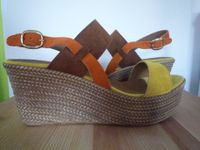 Sandalette Tamaris Gr.39 gelb/orange/braun Bayern - Tittmoning Vorschau