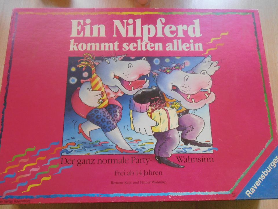 Ein Nilpferd kommt selten allein - lustiges Party - Spiel in Dresden