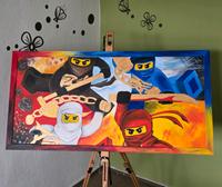 Gemälde Lego Ninjago 124x62 cm Acryl Thüringen - Schkölen Vorschau