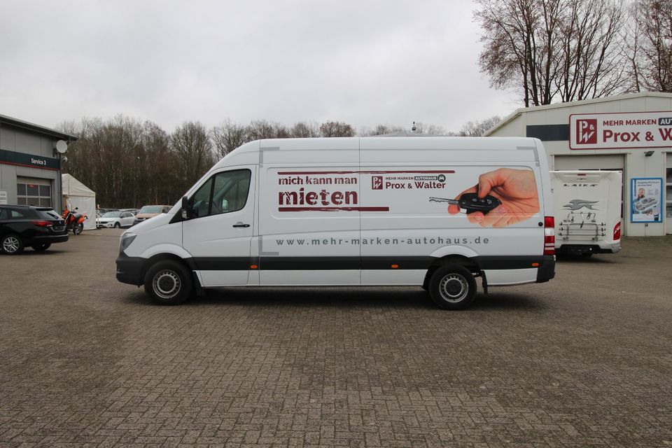 Mercedes-Benz Sprinter Kasten / Kastenwagen / Kasten hoch lang / Kastenwagen hoch lang / mieten / leihen / vermieten / Vermietung / ausleihen / Mietwagen / Transporter / Bus / Umzug / Auto / LKW / AHK in Hagenow