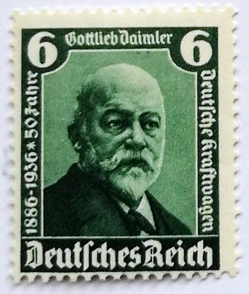 Deutsches Reich, Gottlieb Daimler, 6 gruen in Lippstadt