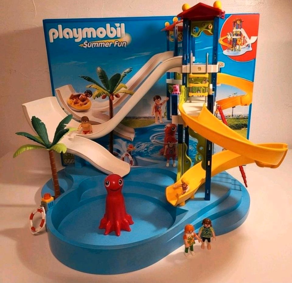 Playmobil 6669 Summer Fun, Aquapark m. Rutschentower, Megarutsche in Königsberg i. Bayern