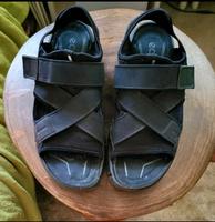 Ecco. Sandalen.  bequem. schwarz. Gr. 41 Sachsen-Anhalt - Halle Vorschau