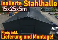 15x25x5m Isolierte Stahlhalle - Lager- oder Produktionshalle Baden-Württemberg - Heilbronn Vorschau