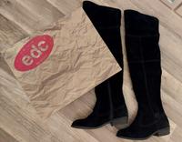 Overkneestiefel Edc bei Esprit, Wildleder in der Gr.39, neuwertig Nordrhein-Westfalen - Unna Vorschau