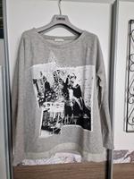 Shirt grau mit Aufdruck Gr. 36/38 Marke Promod Bayern - Ingolstadt Vorschau