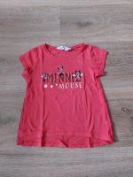 Mädchen T-Shirt Gr. 110/116 H&M rot Minnie Mouse Glitzer Leipzig - Möckern Vorschau