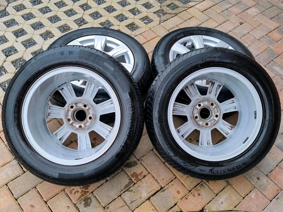 4x Audi Alu Felgen ATS mit Bereifung 225/55/R16 in Hamm (Sieg)