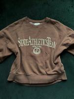 Vintage Style College Hoodie New York braun weiß S 36 Hessen - Darmstadt Vorschau