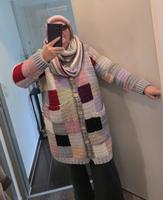 Patchwork Longjacke UNIKAT KomplettPaket Loops Mütze HANDARBEIT Niedersachsen - Nottensdorf Vorschau