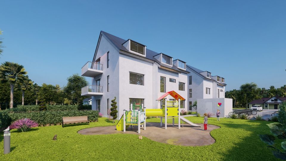 STORMQUARTIER Neubau 4-Zimmer-Gartenwohnung mit Wärmepumpe, E - Ladestation - S-Bahn 7 Gehminuten in Rodgau