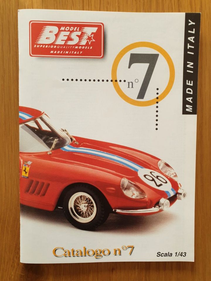 Modellautokatalog, Made in Italy, Alfa, Ferrari, Porsche, 1:43 in Brühl
