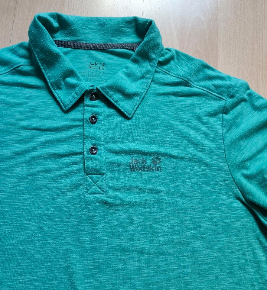 Jack Wolfskin travel Herren Polo T-Shirt L Blau in Völklingen