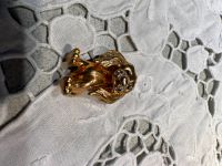 Modeschmuck Brosche Motiv Hund goldfarben Nordrhein-Westfalen - Meerbusch Vorschau