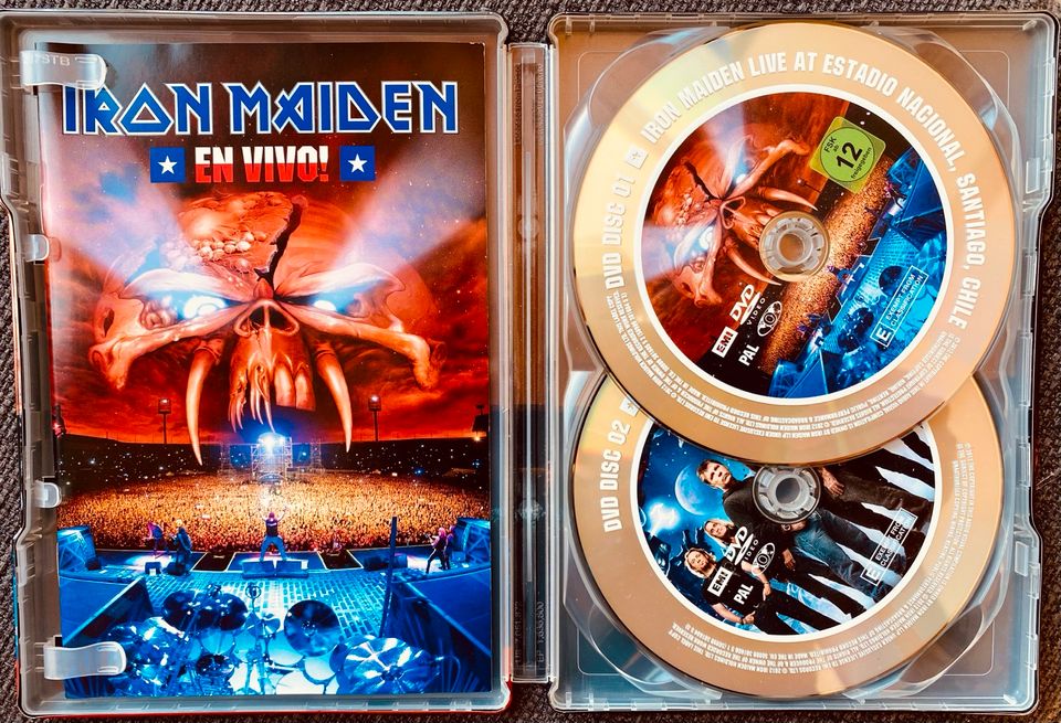 Iron Maiden “En Vivo!” 2DVD Limited Steelbook -NEU- Heavy Metal in Bayrischzell