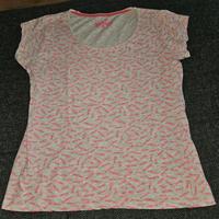Atmosphere Primark Shirt für M 38 hellgrau Schriftdruck neon! Sachsen - Roßwein Vorschau
