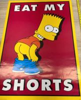 Poster Bart Simpson "Eat my Shorts" 90er Vintage Bayern - Bamberg Vorschau