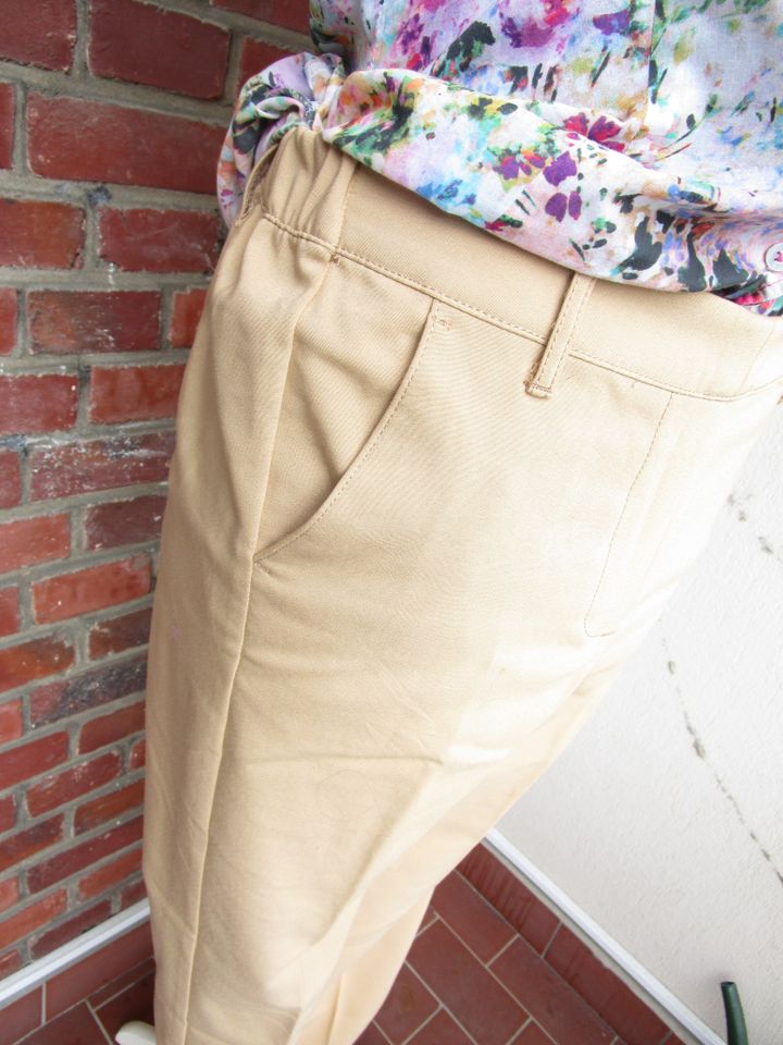 Gina Damen Hose Chino Karamell Gr. M 38/40 in Viersen