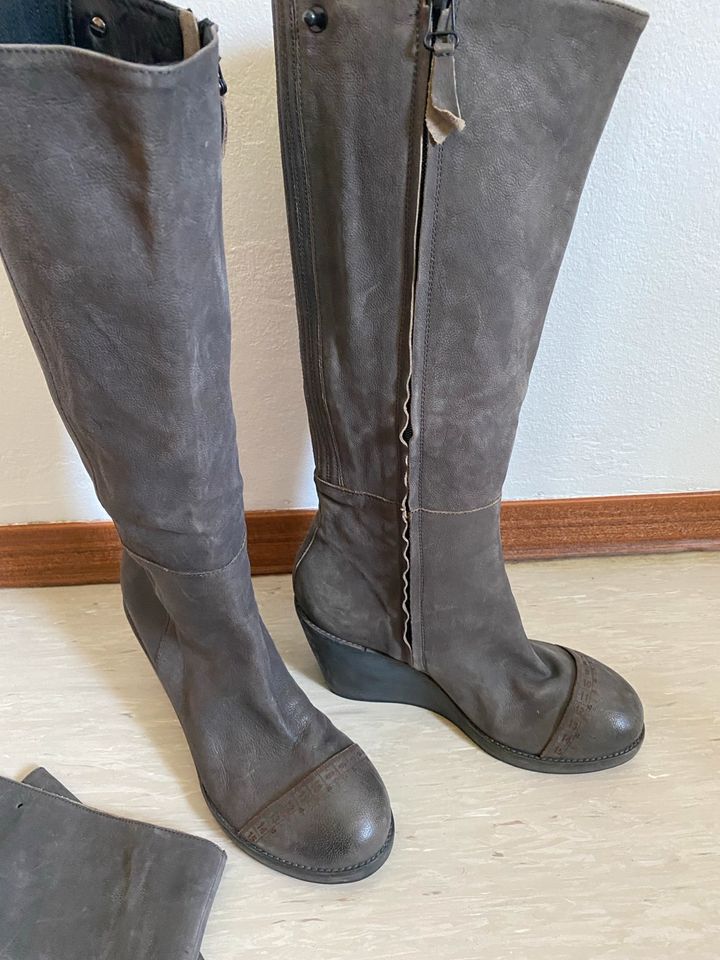 Edle annette görtz Stiefel, Plateau, Wedges, Taupe, Gr.40 in Bielefeld