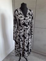 ☆☆Wallis Damen Kleid Langarm Wickelkleid 42 schwarz weiss Ketten☆ Hessen - Fulda Vorschau