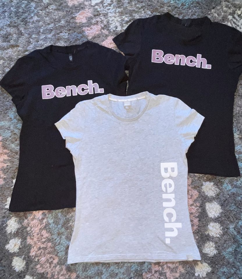 3 Bench T-Shirts mit Print 38 164-170-176 TOP in Sulzbach