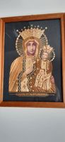 Heiligenbild Madonna u. Jesuskind  20 x 27 cm Handarbeit Vintage Bayern - Kitzingen Vorschau