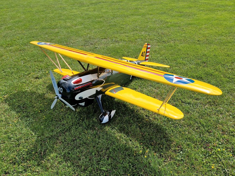 Curtiss P-6E Hawk Doppeldecker Warbird Simprop great planes in Aschendorf Stadt Papenburg