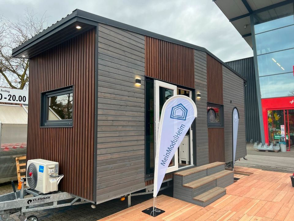 hagebau Tiny House beim hagebaumarkt ELSTERWERDA in Elsterwerda