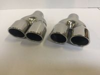 4x76mm Endrohre Edelstahl Endrohr 2 Paar NEU ABE Brandenburg - Velten Vorschau