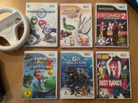Verschiedene Wii Spiele incl Original Lenkrad Hessen - Homberg (Efze) Vorschau