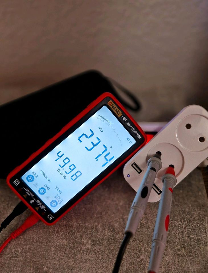 Smart Digitales Multimeter USB wieder aufladbar Messgerät LCD in Dresden