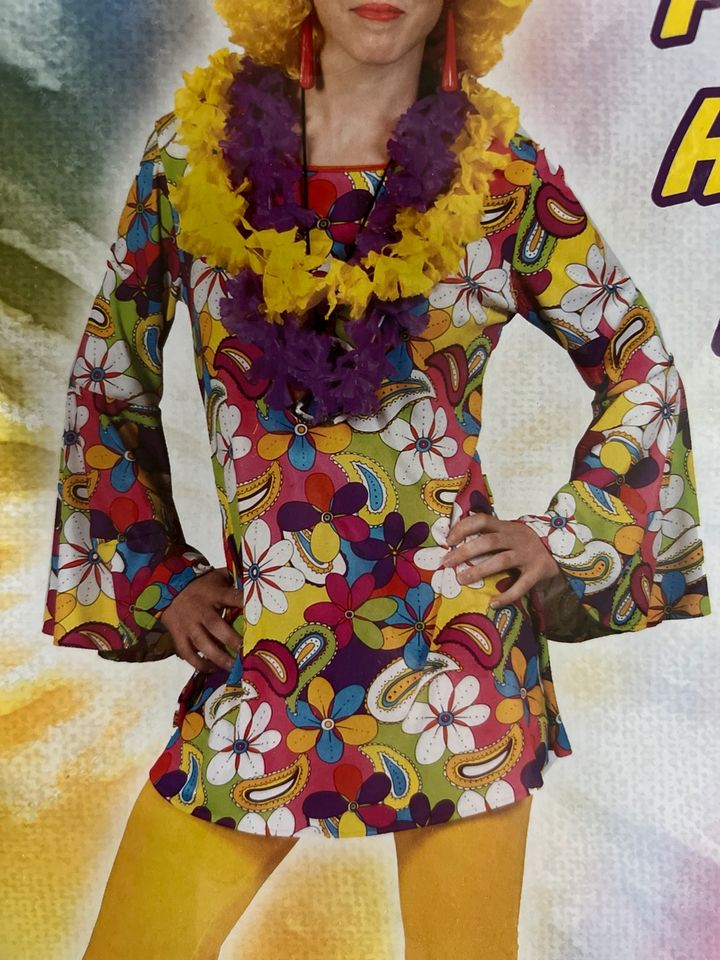 Karneval Hippie-Kleid Gr. 44-46 in Ulmen