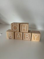 Dekowürfel Holz Baby ‚Oh Baby‘ Bayern - Obernburg Vorschau