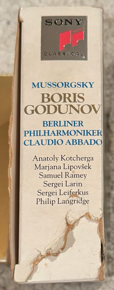 3 CDs MUSSORGSKY BORIS GODUNOV mit nummerierter Beilage in München