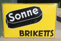 Emaille Schild Sonne Briketts Sachsen - Markkleeberg Vorschau