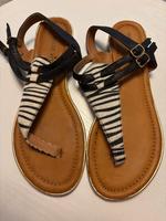 Zebramuster*Zebra*Flip Flop*Sandale*Zehentrenner*Gr.40*NEU Nordrhein-Westfalen - Werne Vorschau
