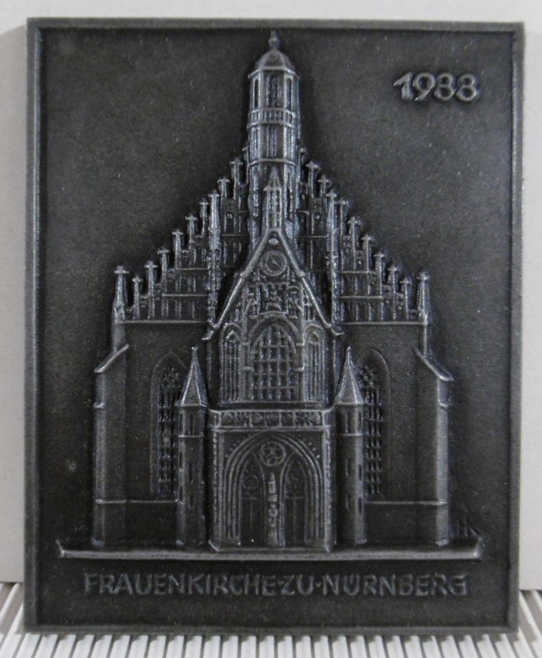 Buderus Kunstguss Frauenkirche zu Nürnberg Plakette Wandbild in Wetzlar