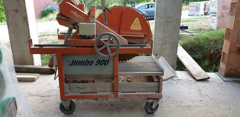 Steinsäge, Steinschneidmaschine, Clipper Jumbo 900, Baumaschinenv in Münchsteinach