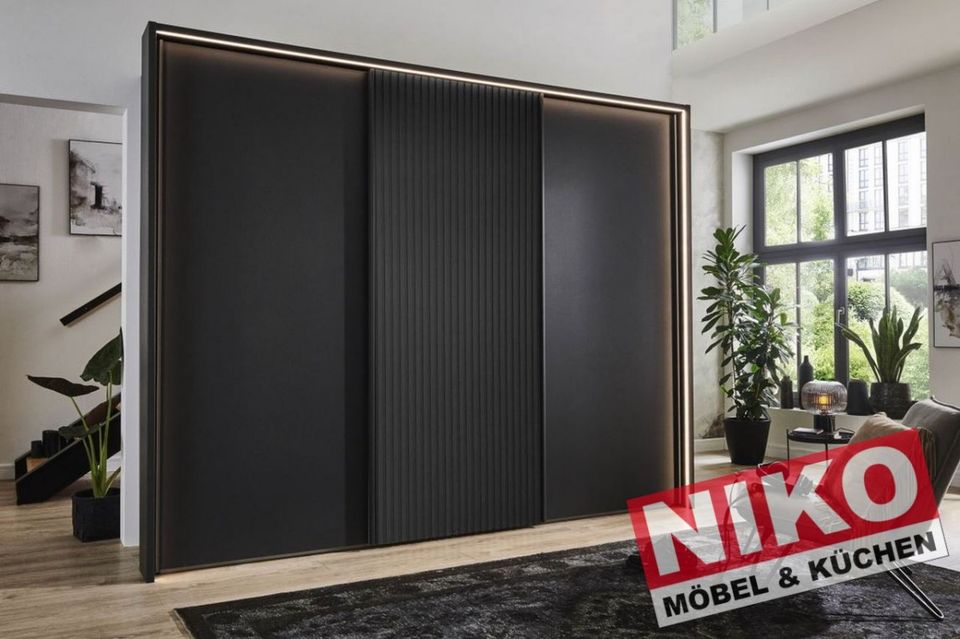 DENVER Kleiderschrank Serie graphit WIEMANN by NIKO in Rheine