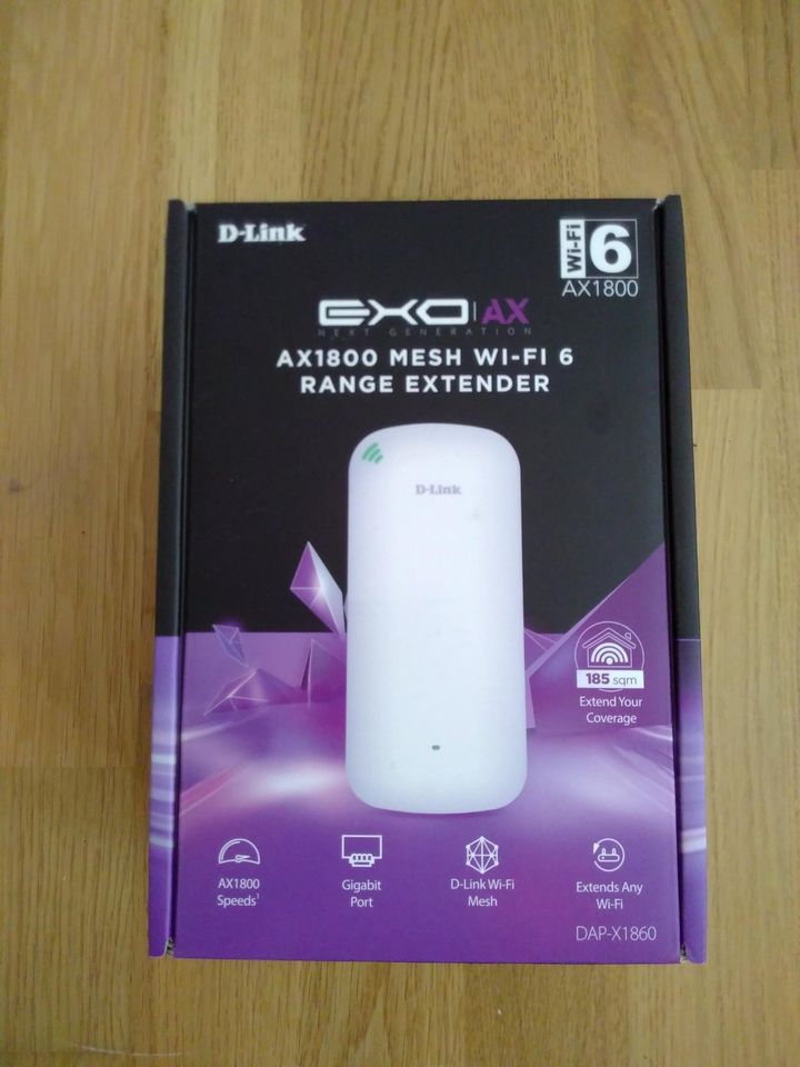 D-Link DAP-X1860 AX1800 Mesh Wi-Fi 6 Range Extender in Berlin