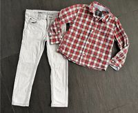 Jungen Set Jeans Hose & Hemd kariert H&M, Gr. 116 Hessen - Freigericht Vorschau